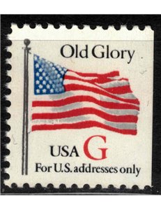 USA 1994 Old Glory Flag (G in red) from booklet MNH**