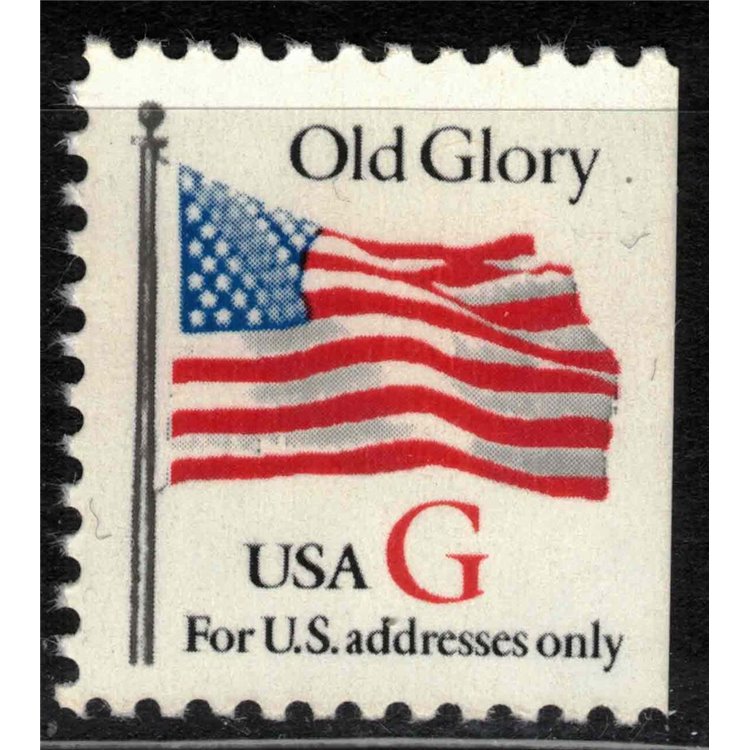 USA 1994 Bandiera Old Glory (G in rosso) da LB MNH**