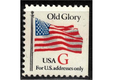 USA 1994 Bandiera Old Glory (G in rosso) da LB MNH**