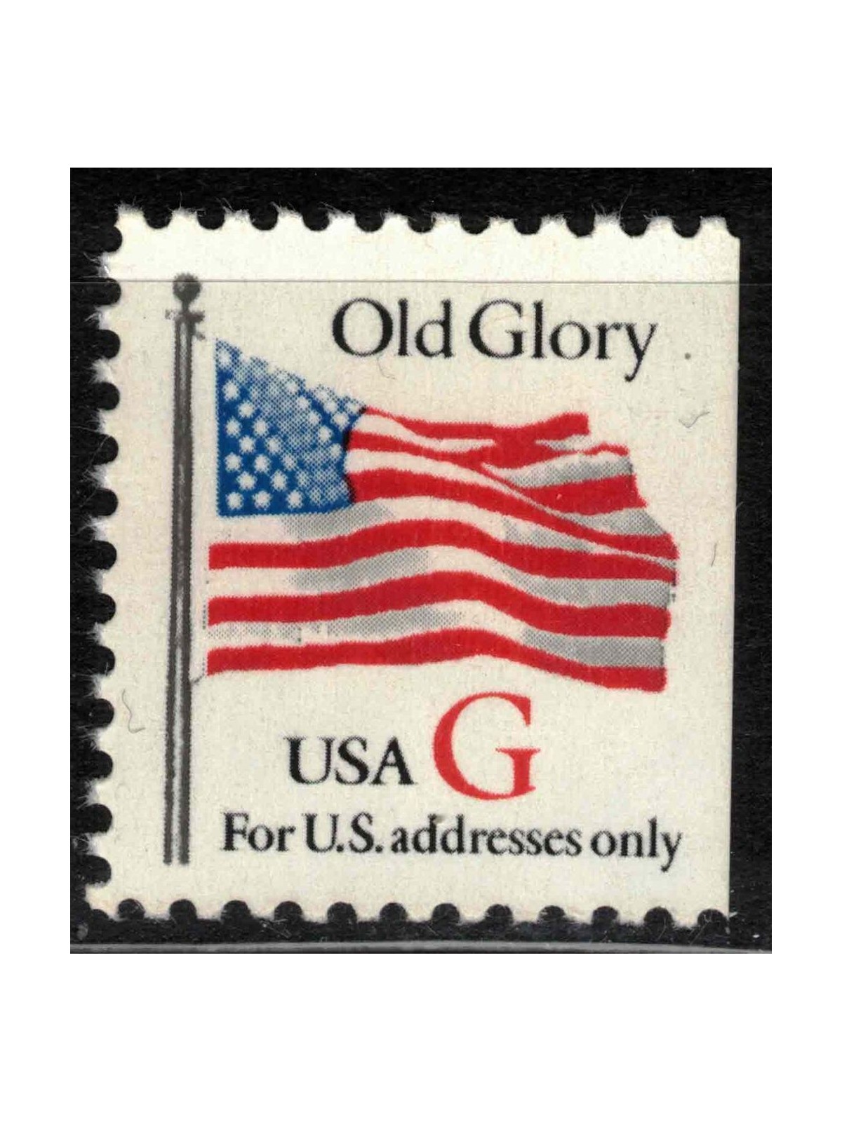 USA 1994 Bandiera Old Glory (G in rosso) da LB MNH**