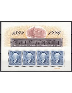 USA 1994 Bureau of Engraving and Printing BF MNH**