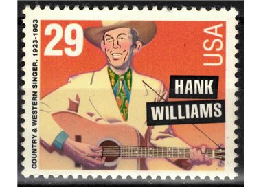 USA 1993 Hank Williams (dent. 11) MNH**