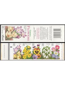 USA 1996 Garden Flowers booklet MNH**