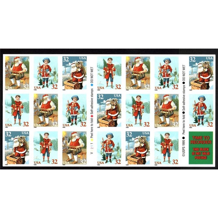 USA 1995 Christmas m/s MNH**