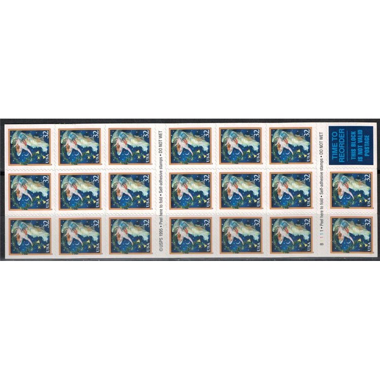 USA 1995 Christmas m/s MNH**