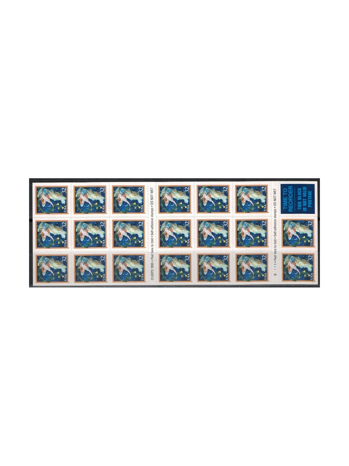USA 1995 Christmas m/s MNH**