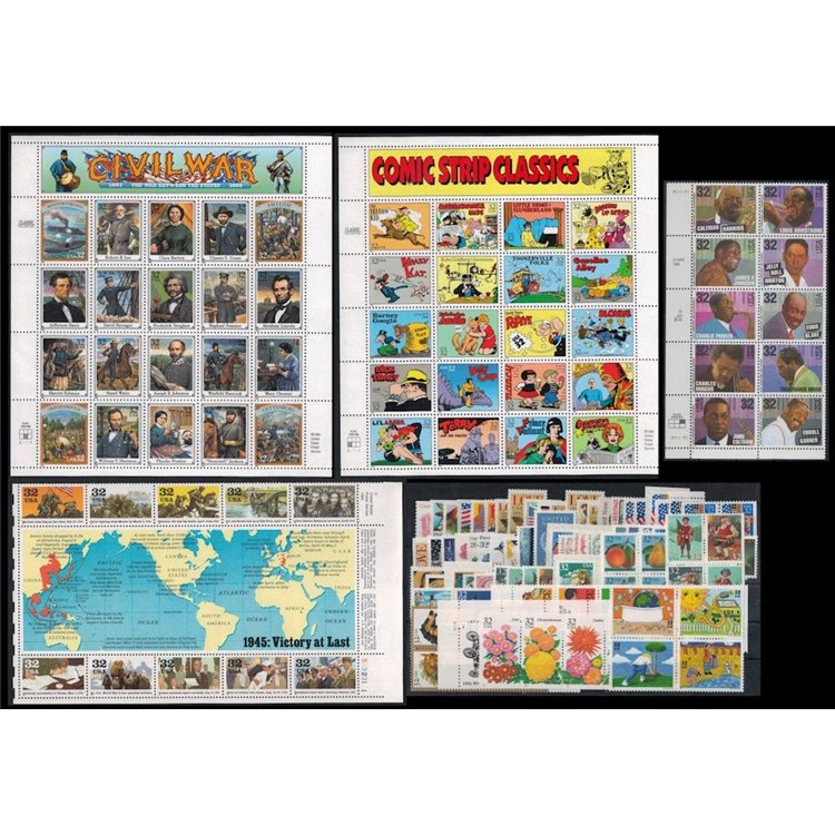 USA 1995 Complete vintage 152v + 1 s/s MNH**
