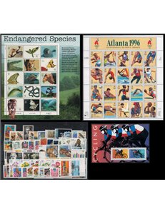 USA 1996 Annata completa 121v + 1 BF MNH**
