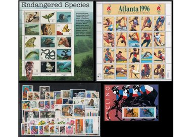 USA 1996 Annata completa 121v + 1 BF MNH**