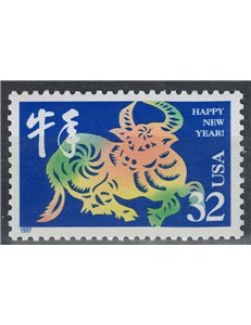 USA 1997 Happy New Year MNH**
