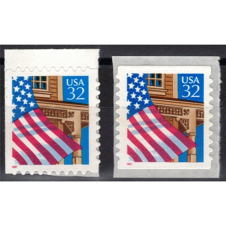 USA 1997 Flag and portico 2v MNH**