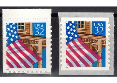 USA 1997 Bandiera e portico 2v MNH**