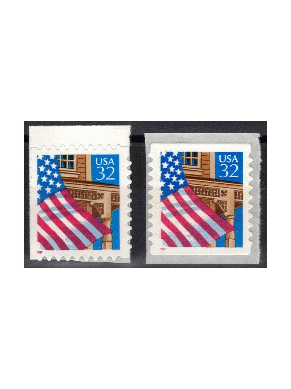USA 1997 Bandiera e portico 2v MNH**