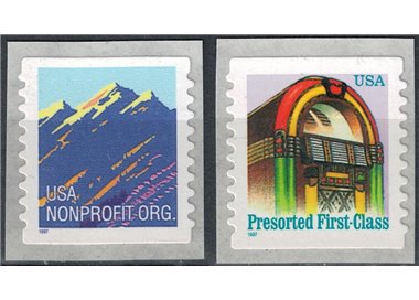 USA 1997 Mountains and Juke-Box 2v MNH**