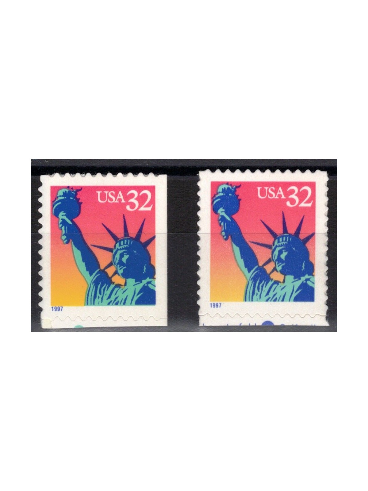 USA 1997 Statue of Liberty 2v MNH**