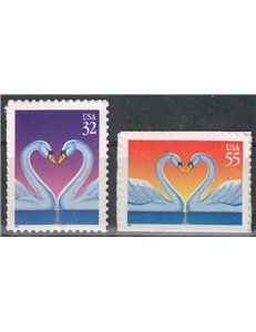 USA 1997 Esaltazione del concetto Amore 2v MNH**