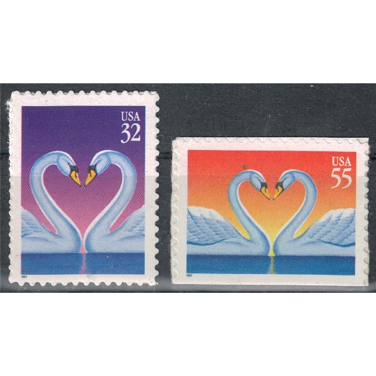 USA 1997 Esaltazione del concetto Amore 2v MNH**