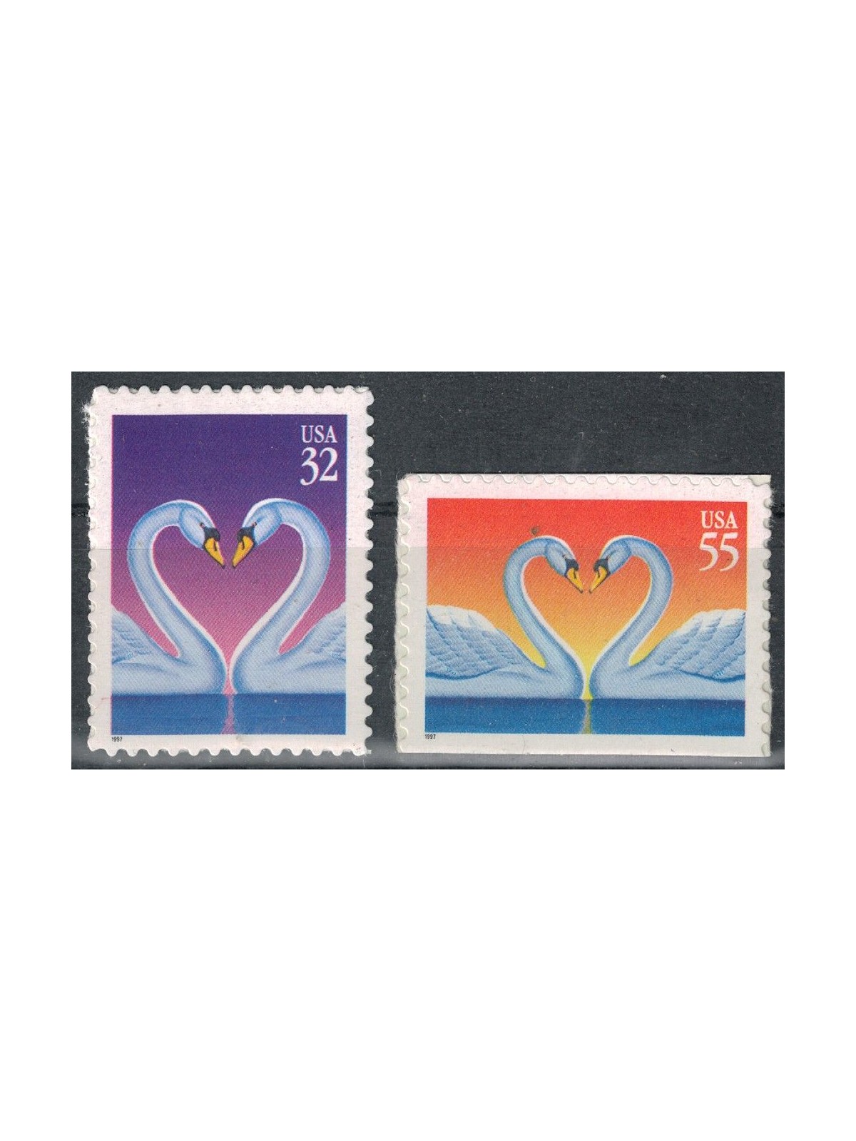 USA 1997 Esaltazione del concetto Amore 2v MNH**