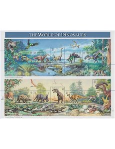 USA 1997 The World of Dinosaurs 15v MNH**