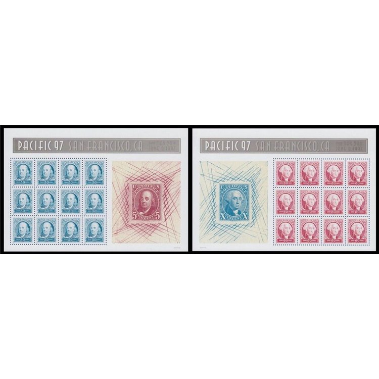 USA 1997 Expo Pacific '97 2 s/s MNH**