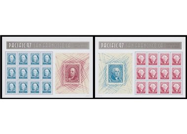 USA 1997 Expo Pacific '97 2 BF MNH**