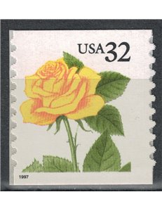 USA 1997 Yellow Rose MNH**