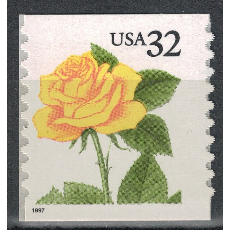 USA 1997 Rosa gialla MNH**