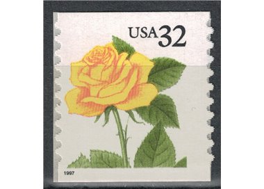 USA 1997 Rosa gialla MNH**