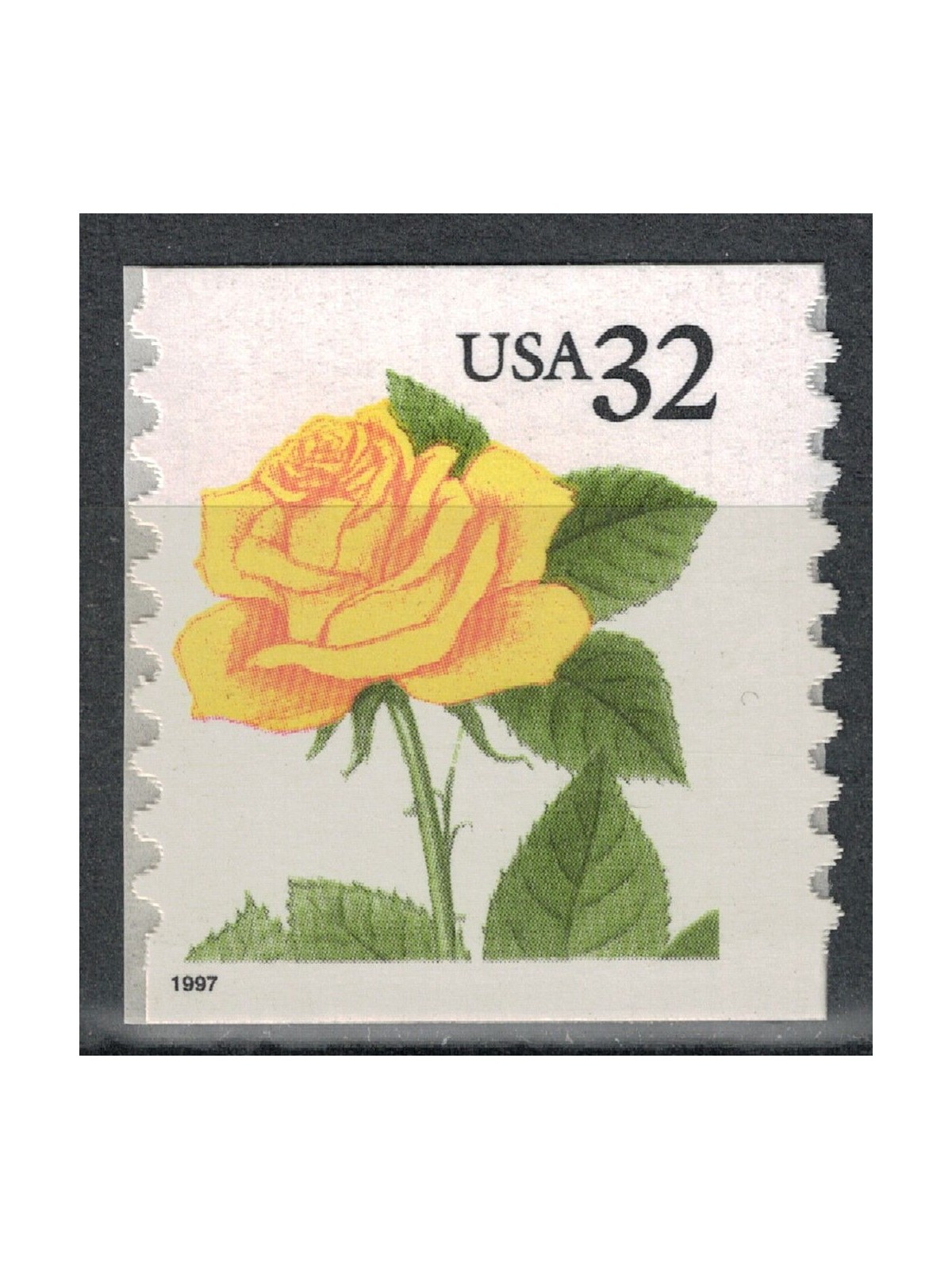 USA 1997 Rosa gialla MNH**