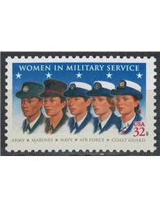 USA 1997 Women in Military Service MNH**