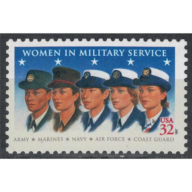 USA 1997 Women in Military Service MNH**
