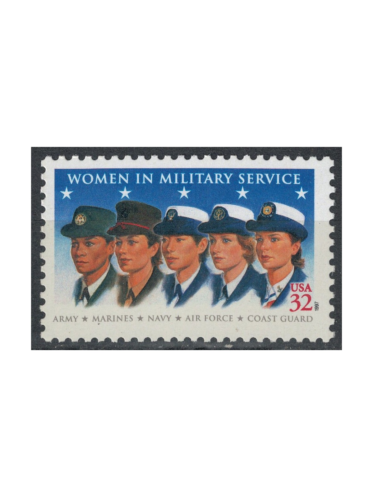 USA 1997 Women in Military Service MNH**