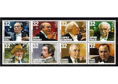 USA 1997 Leggende della musica, compositori 8v MNH**