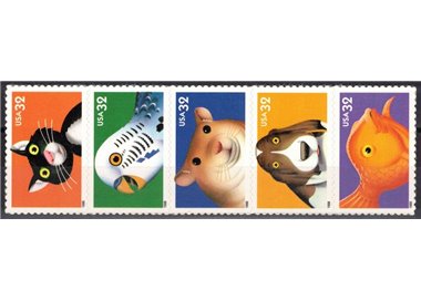 USA 1998 Pets 5v MNH**