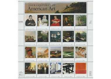 USA 1998 American art 20v MNH**