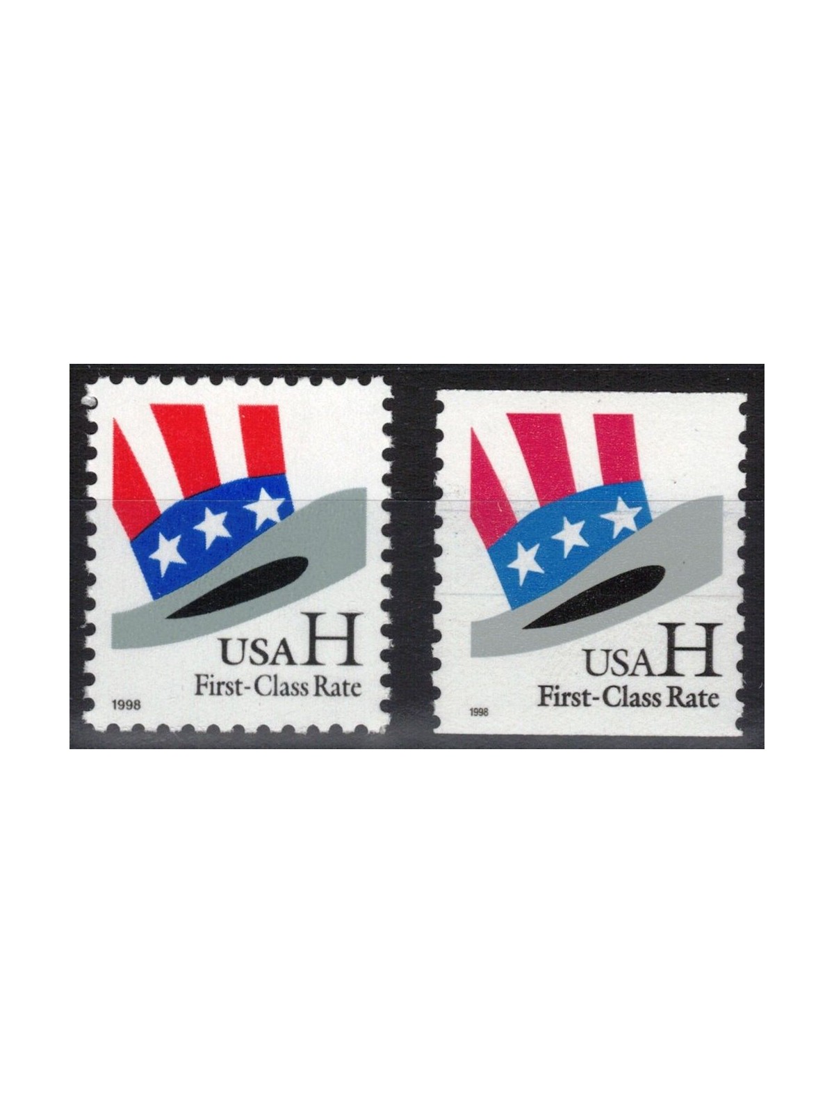 USA 1998 Cappello dello Zio Sam 2v MNH**