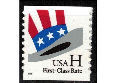 USA 1998 Cappello dello Zio Sam (autoadesivo da bobina) MNH**