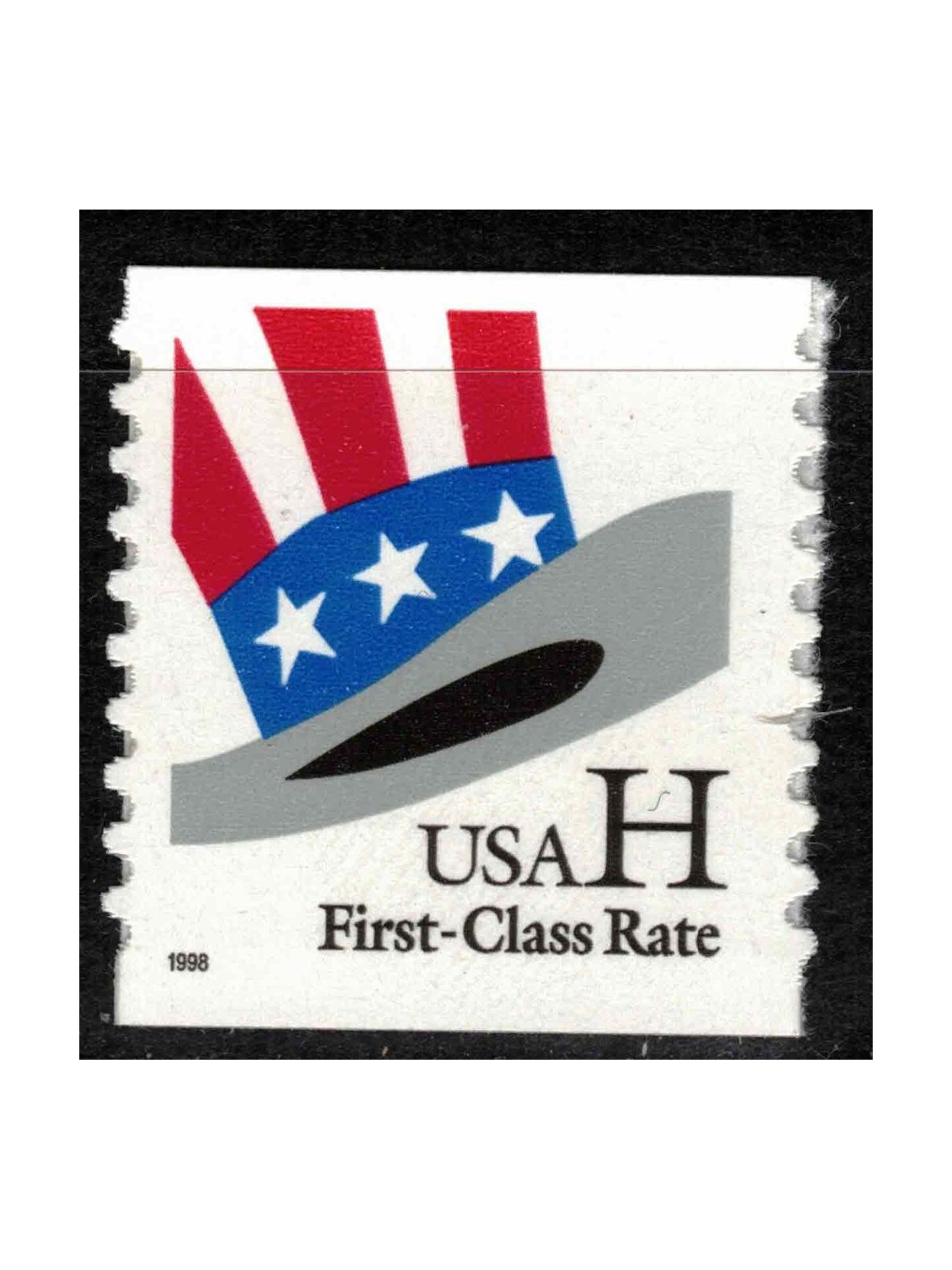 USA 1998 Uncle Sam Hat (roll sticker) MNH**