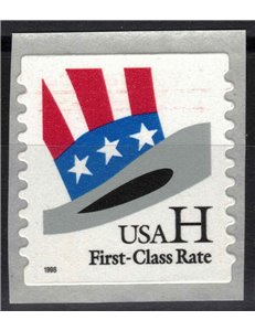 USA 1998 Uncle Sam Hat (wax paper) MNH**