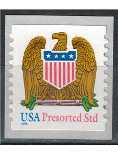 USA 1998 Aquila e stemma (carta oleata) MNH**