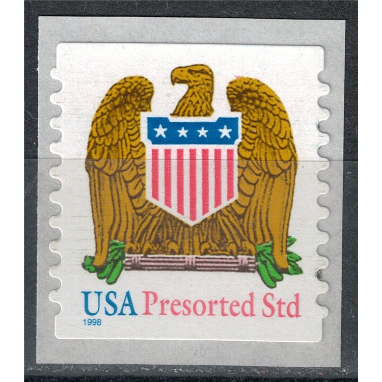 USA 1998 Eagle and Coat of Arms (Oiled Paper) MNH**