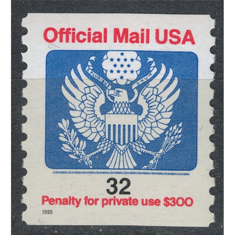 USA 1995 Servizio, Official Mail 32c MNH**