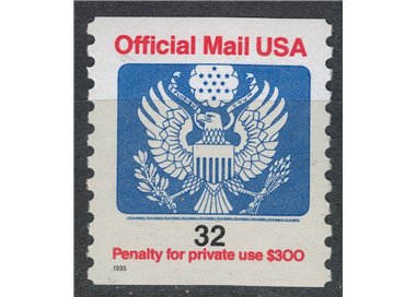 USA 1995 Service, Official Mail 32c MNH**