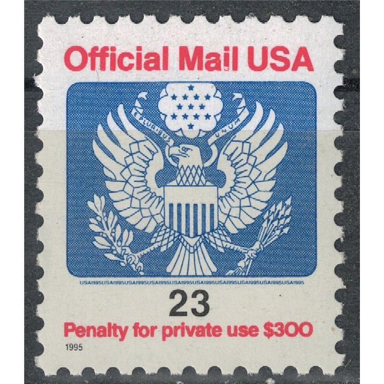 USA 1995 Servizio, Official Mail 23c MNH**