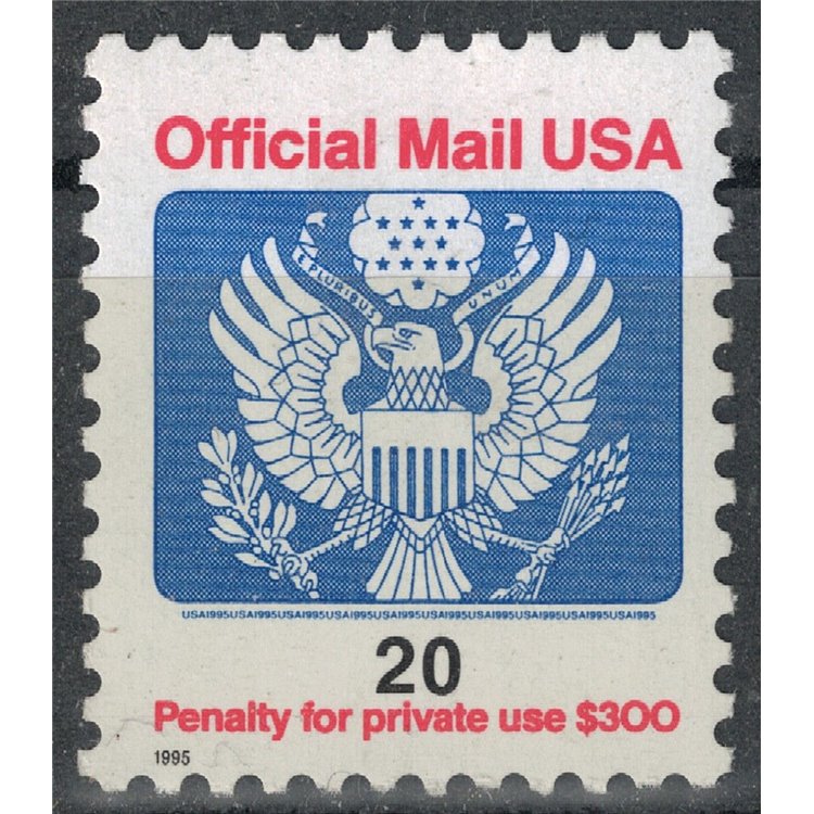 USA 1995 Service, Official Mail 20c MNH**