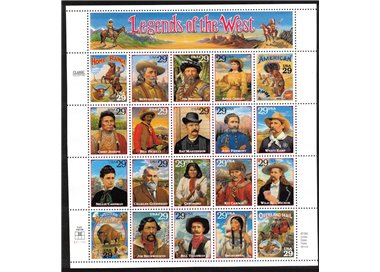 USA 1994 Legends of the West 20v MNH**