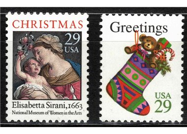 USA 1994 Natale 2v MNH**