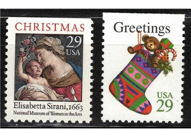 USA 1994 Natale (da LB) 2v MNH**