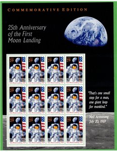 USA 1994 First man on the moon m/s MNH**