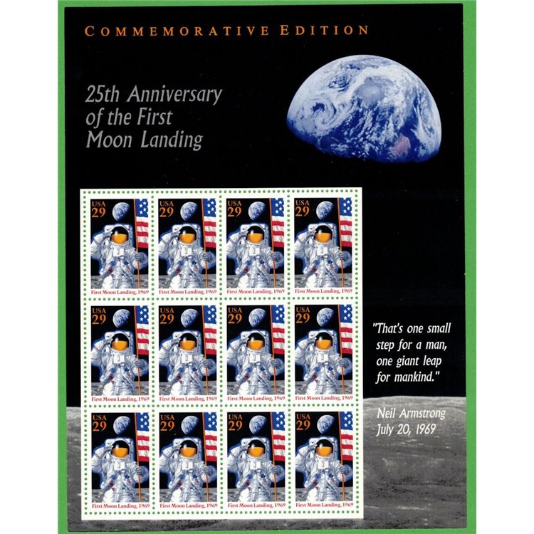 USA 1994 Primo uomo sulla luna MF MNH**